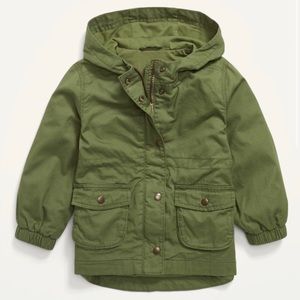 Old Navy Hooded Twill Utility Scout Jacket